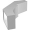 Ekena Millwork 5-in. W x 14-in. D x 18-in. H Monterey Architectural Grade PVC Knee Brace BRCP05X14X18MON - alternate 2